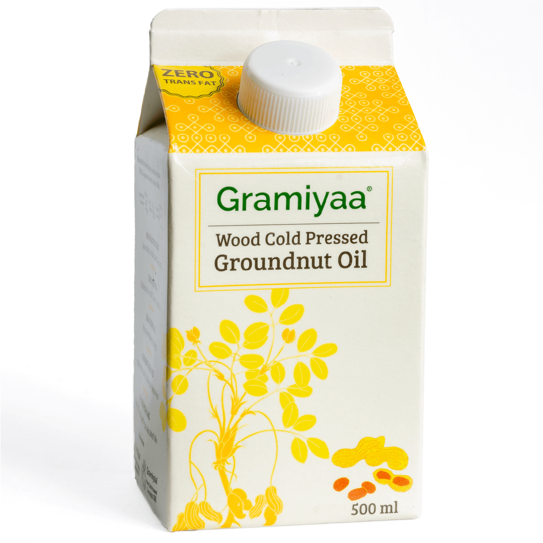 Wood Cold Pressed Groundnut Oil