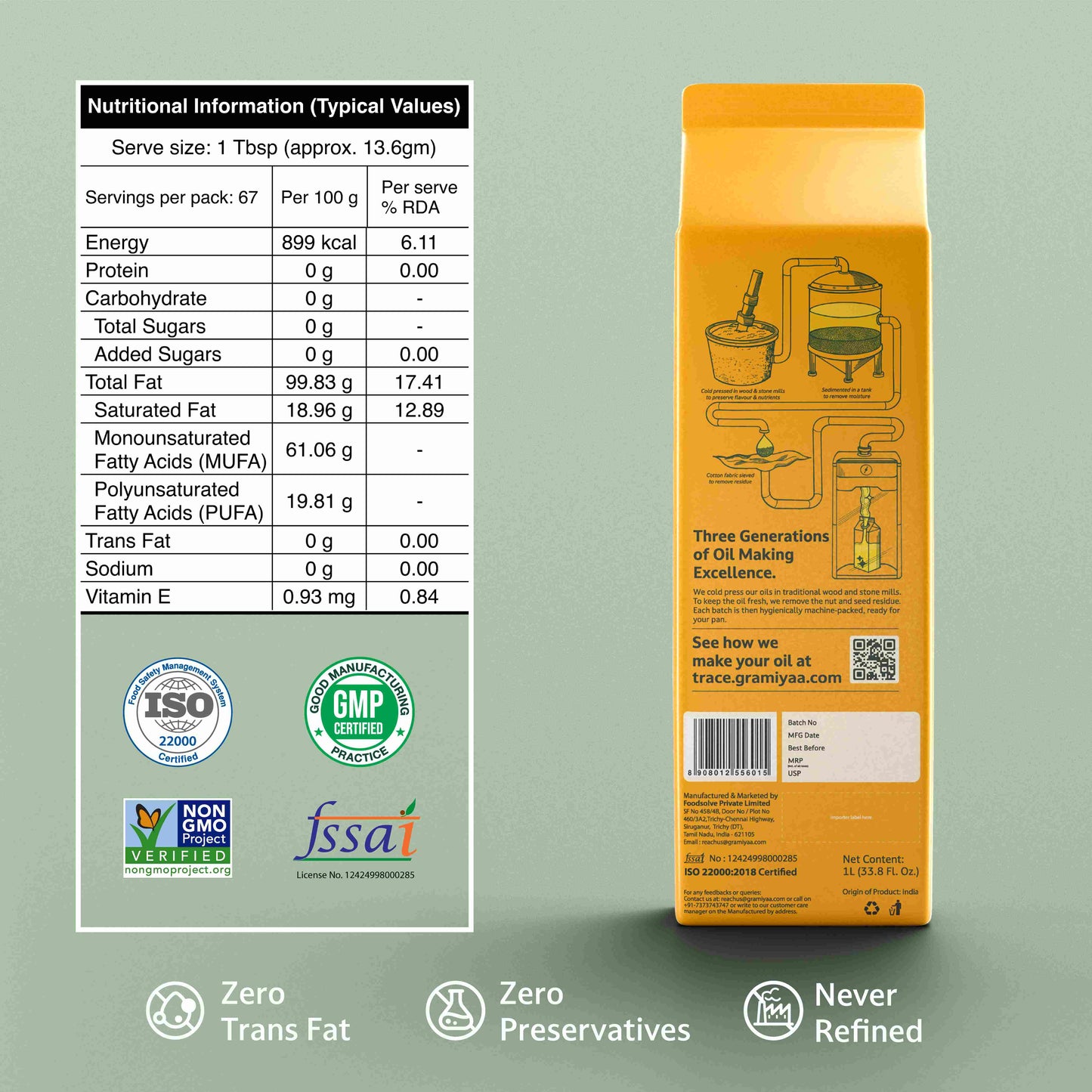 Peanut Oil - 1L